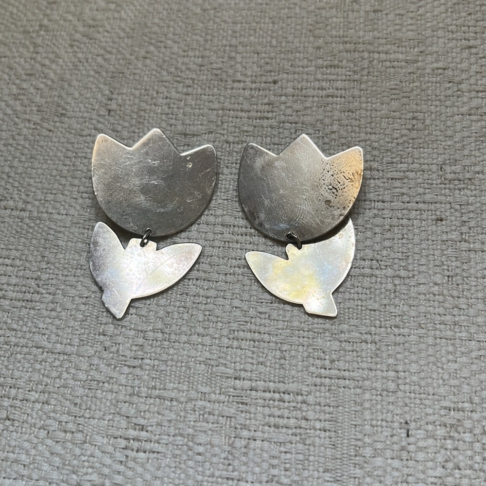 SENSATIONAL!!! You will never find another! Tulip dangle earrings